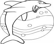 Printable Dolphin Art coloring pages