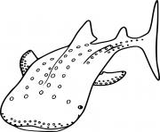 Printable Big Whale Shark coloring pages