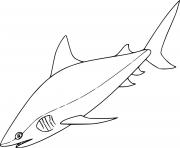 Printable Very Easy Mako Shark coloring pages
