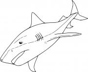 Printable Longfin Mako Shark coloring pages