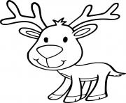 Printable cute baby whitetail coloring pages