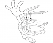 Printable Bugs Bunny from Space Jam A New Legacy coloring pages