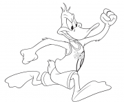 Printable Daffy Duck coloring pages