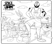 Printable Space Jam A New Legacy coloring pages
