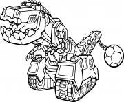 Printable Ty Rux Tyrannosaurus Trux Dinotrux coloring pages