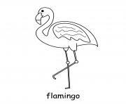 Printable flamingo coloring pages