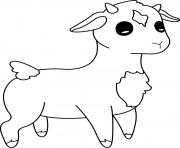 Printable lamb coloring pages