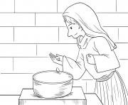 Printable Widows Mite Mark 12_41 44_02 coloring pages