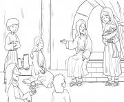 Printable Martha Mary Luke 10_38 42_04 coloring pages