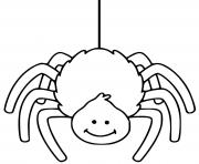 Printable cute spider web coloring pages