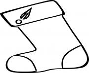 Printable Scrawl Stocking coloring pages