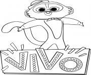 Printable Poster Vivo coloring pages