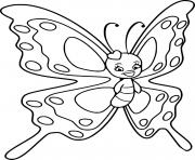 Printable Cute Swallowtail Butterfly coloring pages
