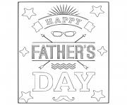 Printable father day happy doodle 2022 coloring pages