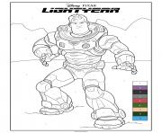 Printable Color By Numbers Buzz Lightyear coloring pages