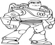 Printable Buzz Lightyear Smiling coloring pages