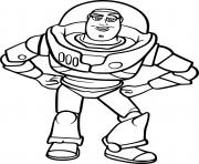 Printable Simple Buzz Lightyear coloring pages