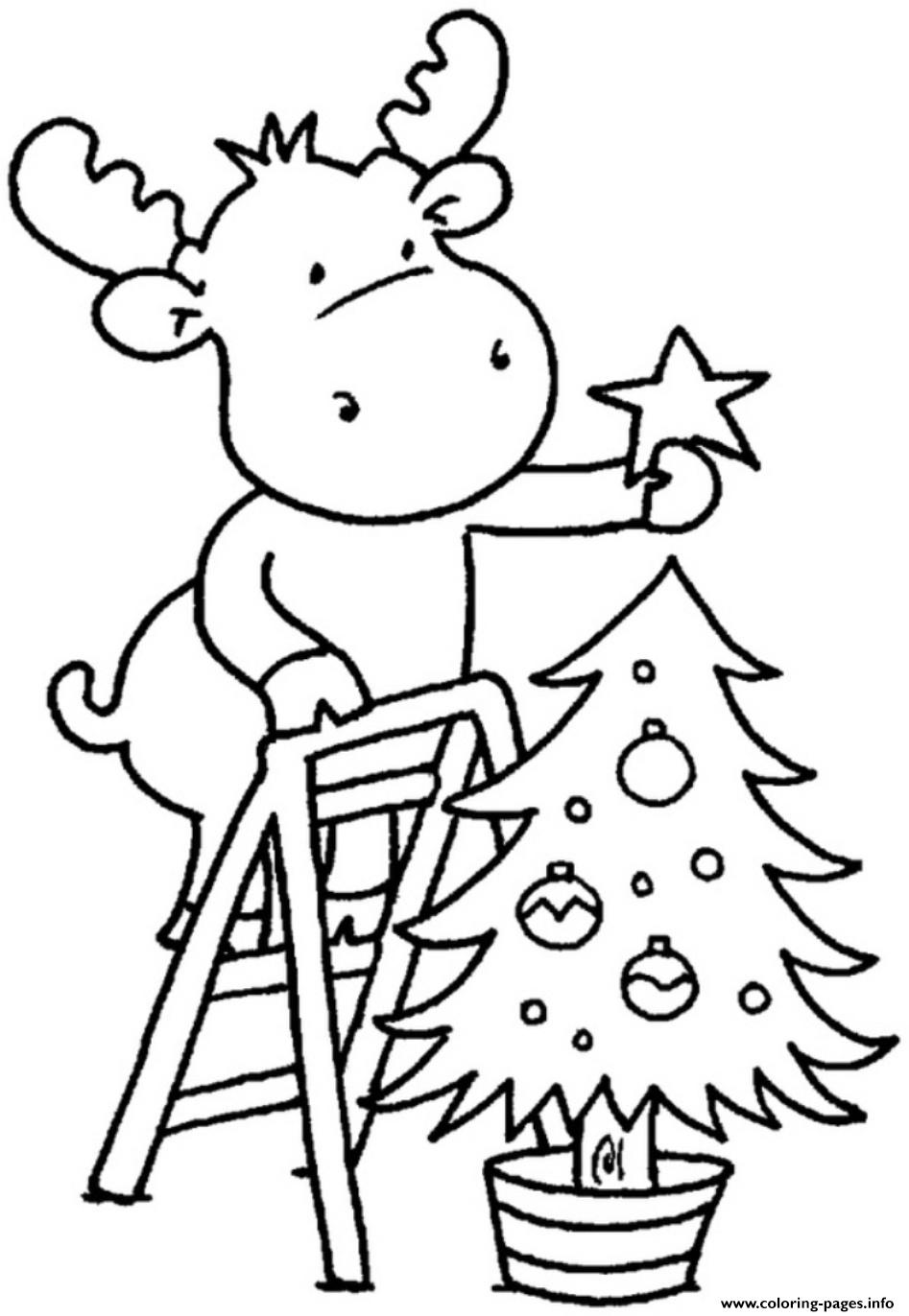 Christmas Tree Coloring Pages Printables