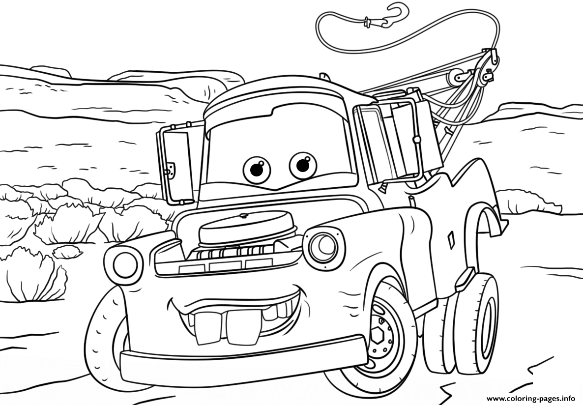 disney mater coloring pages photo 5