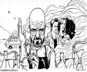Printable adult breaking bad dessin coloring pages