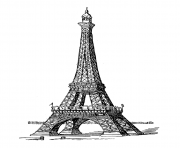 Printable adult eiffel tower coloring pages