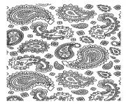 Printable adult patterns paisley 5 coloring pages