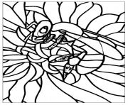 Printable adult bee coloring pages
