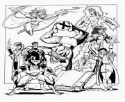 Printable adult xmen coloring pages