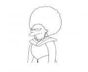 Printable patty bouvier simpson coloring pages