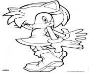 Printable sonic friend cute coloring pages