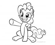 Printable my little pony happy pinkie pie coloring pages