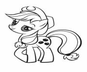 Printable my little pony cowboy applejack coloring pages