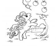 Printable my little pony pinkie pie loves apple coloring pages