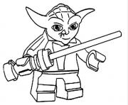 Printable lego star wars yoda coloring pages