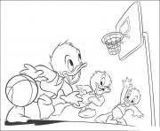 Printable disney cartoon basketball c1e1 coloring pages