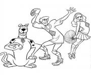 Printable game players scooby doo  e14493857865457913 coloring pages