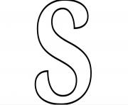 Printable printable s alphabet a254 coloring pages