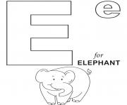 Printable alphabet s free elephant03af coloring pages
