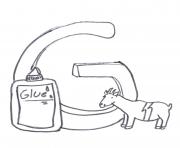 Printable glue and goat s alphabet g847c coloring pages