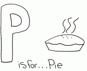 Printable pie free alphabet scf62 coloring pages