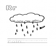 Printable rain free alphabet sb364 coloring pages