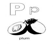 Printable plum free alphabet sd08d coloring pages