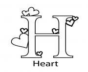 Printable heart alphabet s printable26d7 coloring pages