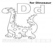 Printable dinosaur printable alphabet s3022 coloring pages