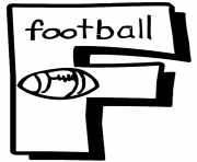 letter f football free alphabet sce02