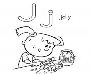Printable jelly alphabet d303 coloring pages