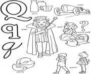Printable alphabet s words for qa62a coloring pages