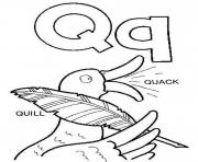 Printable quil and quack alphabet s5a71 coloring pages