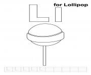 Printable alphabet s free l for lollipop40ec coloring pages