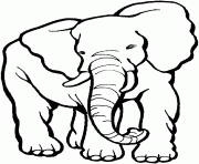 Printable elephant s printable animals5f11 coloring pages